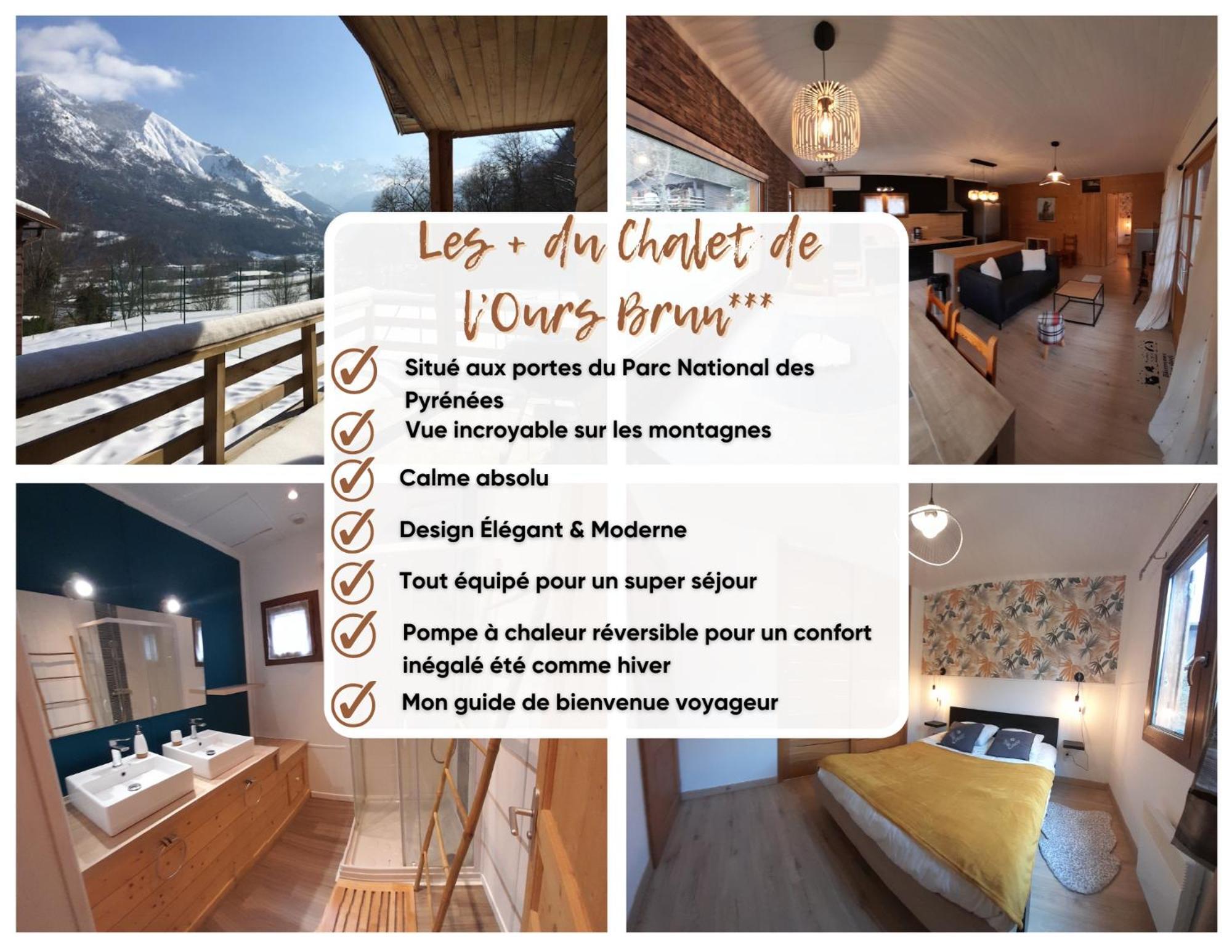 Gere-Belesten Chalet De L'Ours Brun, Gite 3 Etoiles מראה חיצוני תמונה
